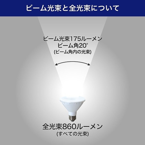 LED電球 ビーム形 860lm LDR