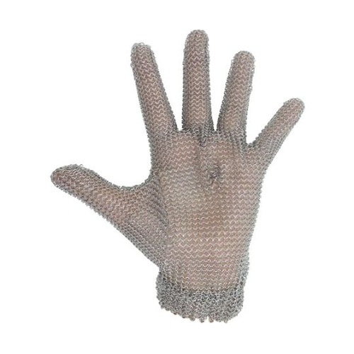 ステンレス製 耐切創クサリ手袋 5本指