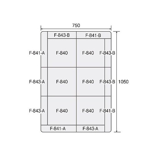 F−841−B導電性フロアマット