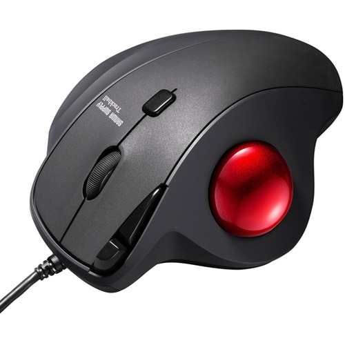 有線トラックボール(静音・5ボタン・親指