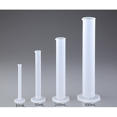 PPメスシリンダー 500mL 1個 3