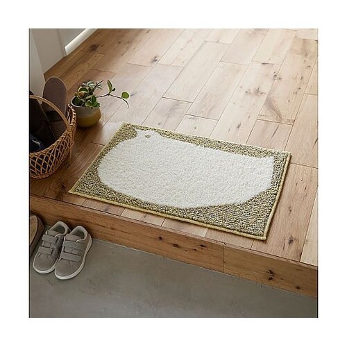 マット ウズラ 45×70cm イエロー