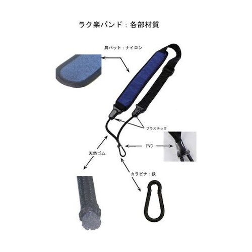 KVBNV刈払機用振動吸収バンドネイビー