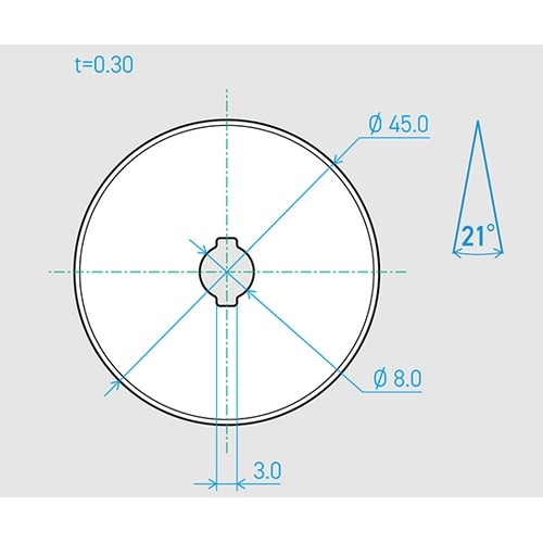 機械用刃物 C450−1C 21°