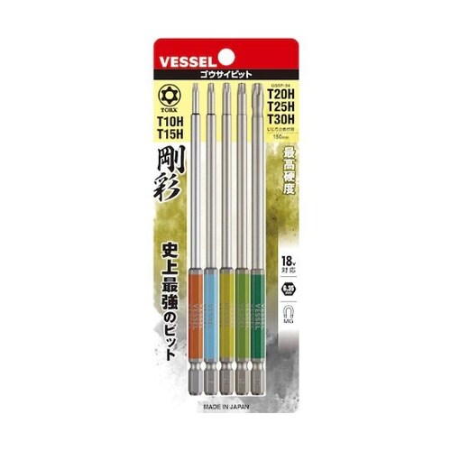 剛彩ビット 5本組 (片頭トルクス) ア