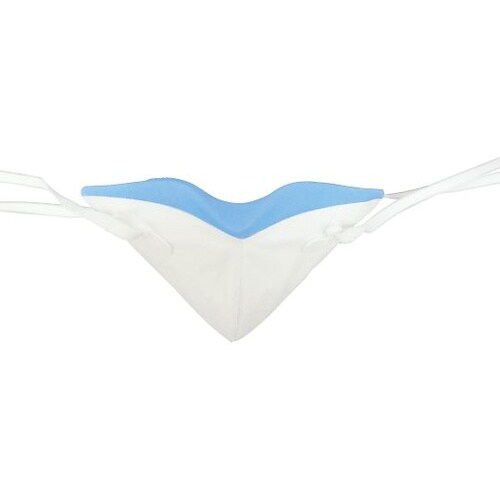 使い捨て式防じんマスク/二本紐式/排気弁