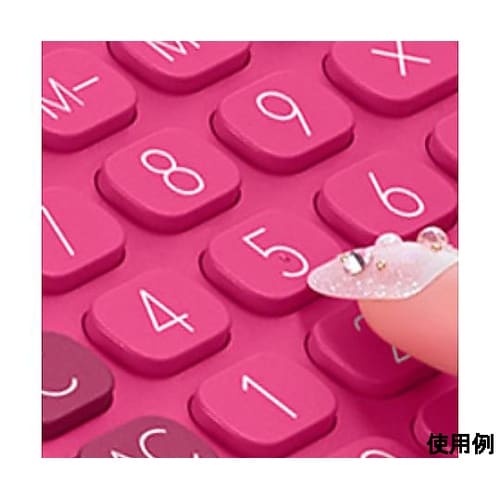 12桁 パーソナル計算機(ペールピンク)