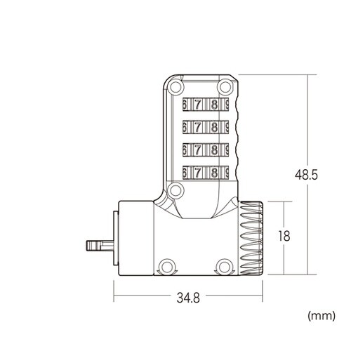 スロットマルチ対応セキュリティワイヤー(