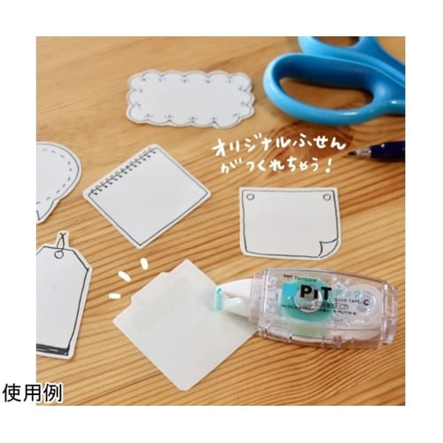 テープのり ピットタックC 本体 貼って