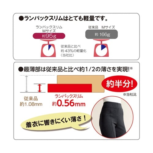 033963ランバックスリム ベージュM