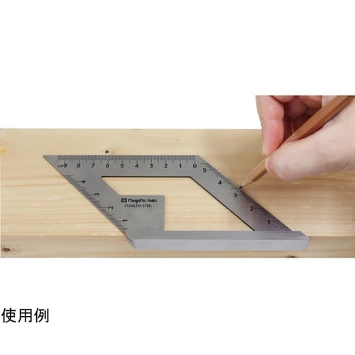 止型定規 目盛付 ASQ−177SSW