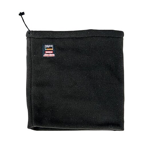 防炎フリースロングネックウォーマーブラッ