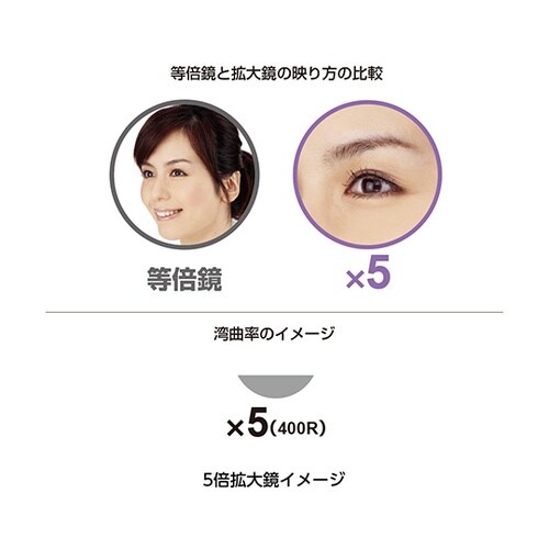 RH−05BK 折立ハンドナピュアミラー