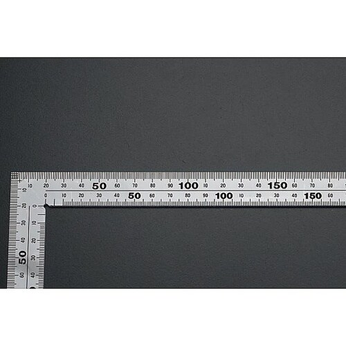 150x300mm 幅広シルバー曲尺 E
