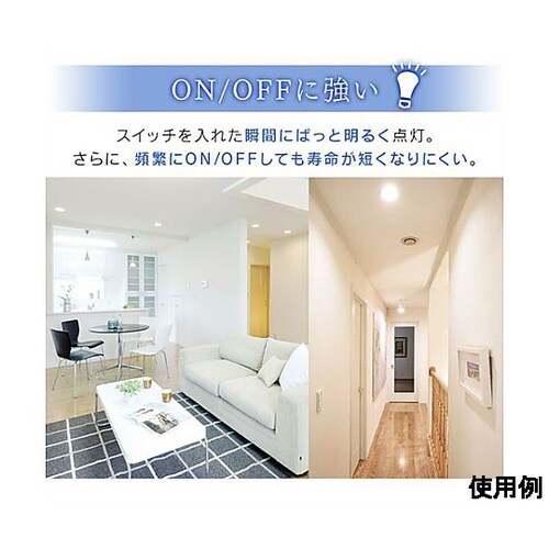 AC100V/ 8.5W/E26 電球/