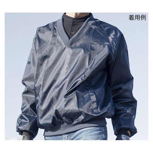 Vヤッケ 裏キルトなし ネイビー LL