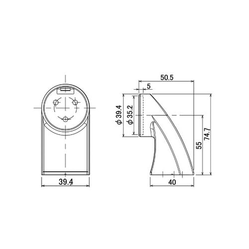 ぬくもり手すりNLT エンドエルボ シル