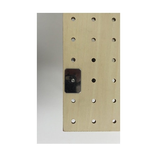 メッシュ棚受専用 ジョイント金具 穴あき