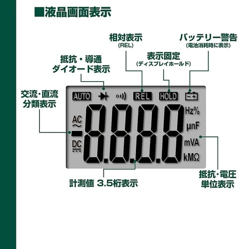M−09FBM デジタルマルチテスター