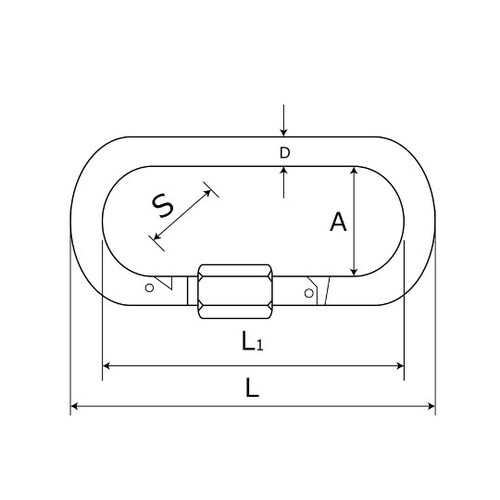 BK−606 スプリングフック ナット有