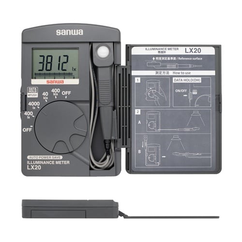 照度計(デジタル式) 受光センサー分離可