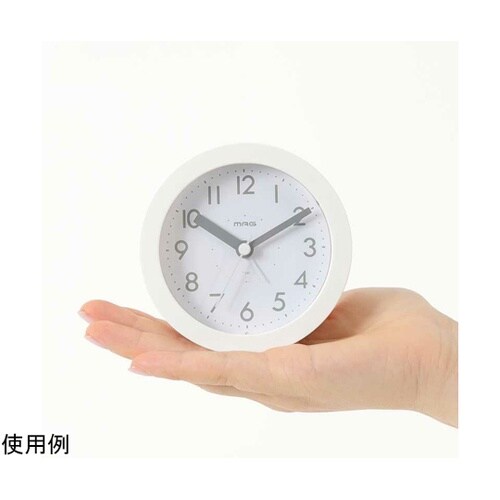 MAG電子音目覚まし時計 ルント ホワイ