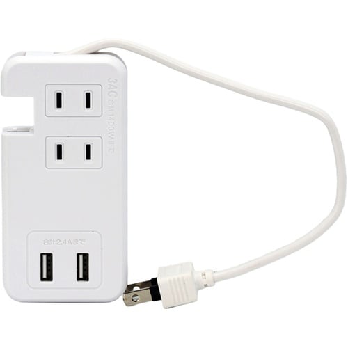 ケーブルが収納できるUSB電源タップ 1