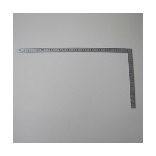 250x500mm 幅広シルバー曲尺 E