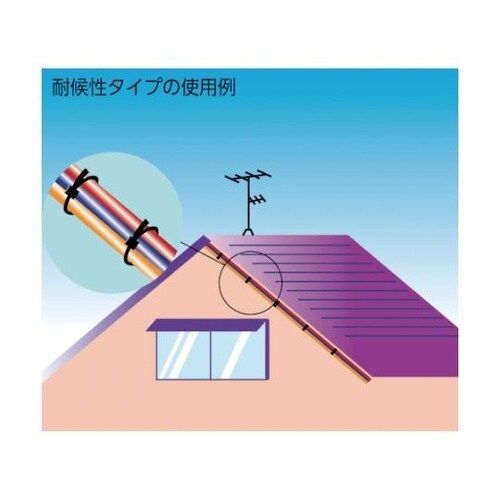 ケーブルタイ 幅9.0mmX長さ610m