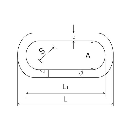 BK−607 ステン スプリングフック