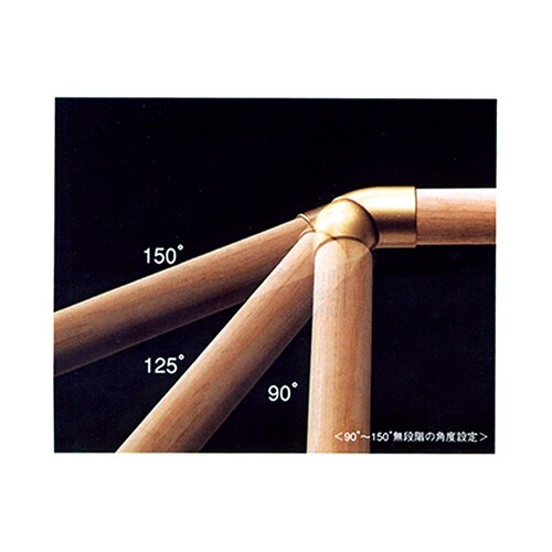 ぬくもり手すりNES 角度ジョイント ゴ