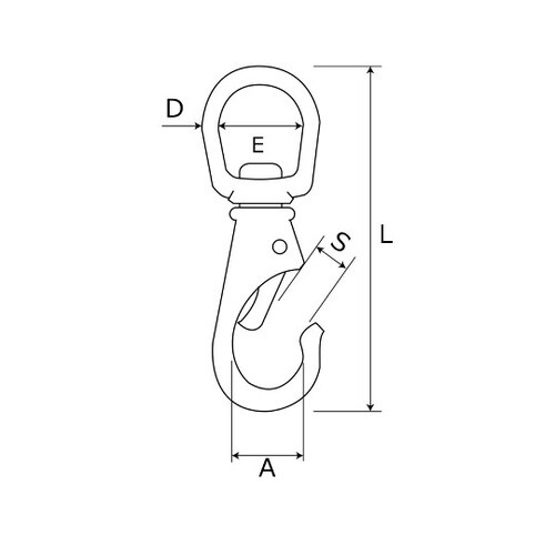 BK−940 真鍮スイベルナスカン