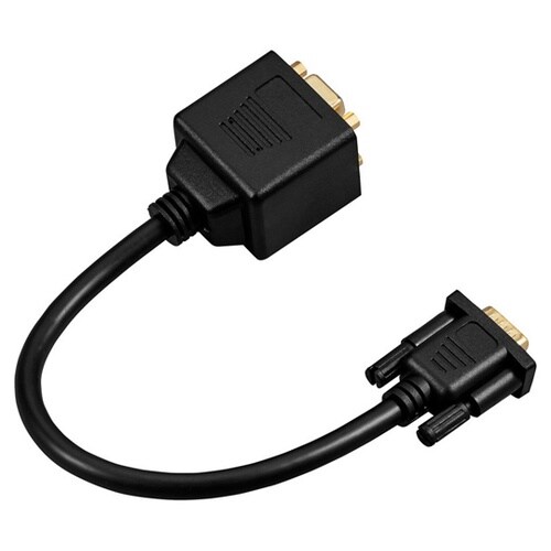 VGA分配ケーブル(1入力・2出力) T