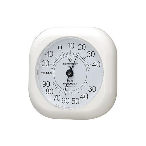 120x120x29mm 温度・湿度計