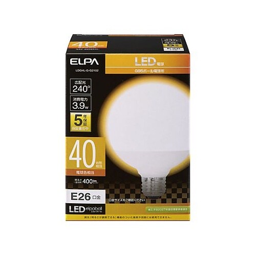 AC100V/3.9W/E26 LED電