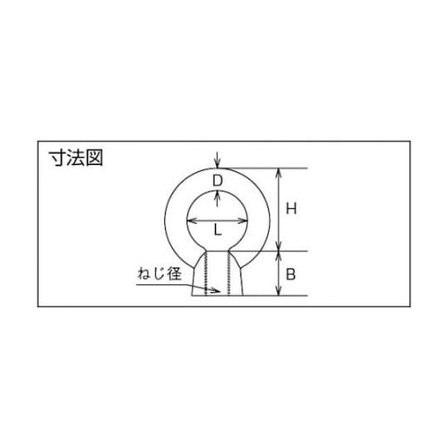 TIN12M アイナット ステンレス製