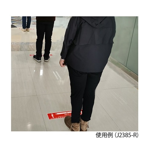 J2386−G ステッカー 足形図柄