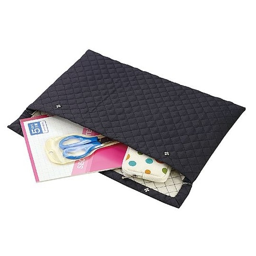 基礎縫いクッションケース チャコールグレ