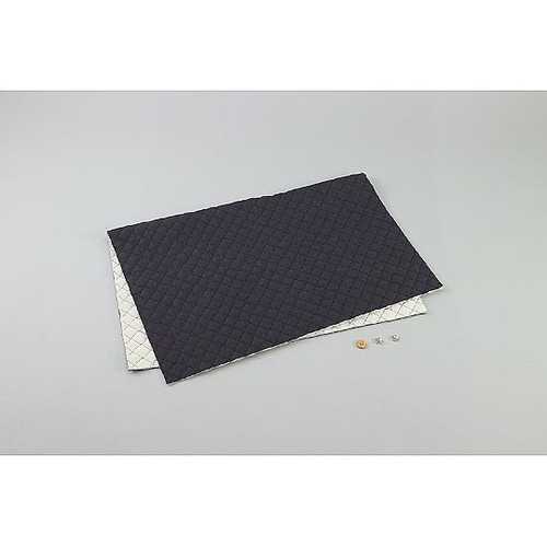 基礎縫いクッションケース チャコールグレ