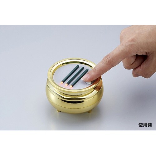 横置きの安心のお線香(中) ゴールド A