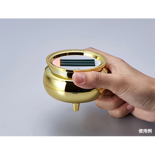 横置きの安心のお線香(中) ゴールド A