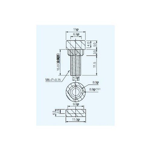 BR−1−Gクロ バナナプラグ用ジャック