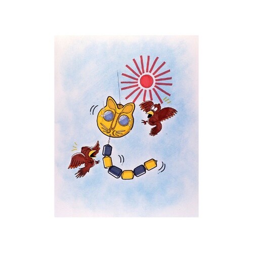 防鳥にせネコちゃん