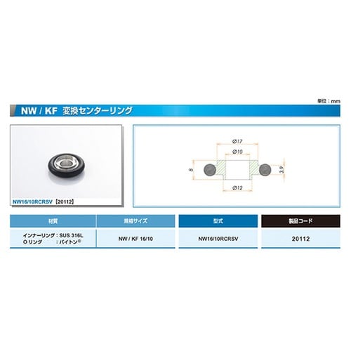 NW16/10RCRSV変換センタリング