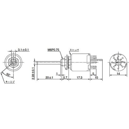 MRX−108 ロータリースイッチ