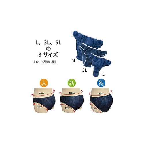 WN−017−BRペーパーショーツ3L茶