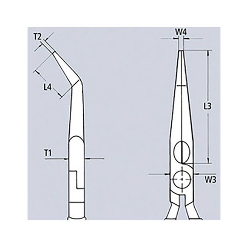 2626−200TBK 先曲ラジオペンチ