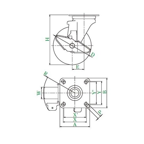 NJ2−130S 自在車 130mm