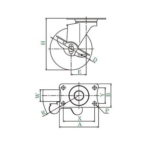 SUS−E−65URS 自在車65mm