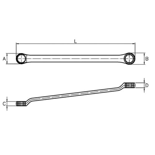 33294 メガネレンチコンパクトタイプ
